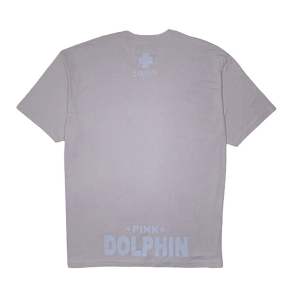 Pink Dolphin T-Shirt (Grey) - 7899