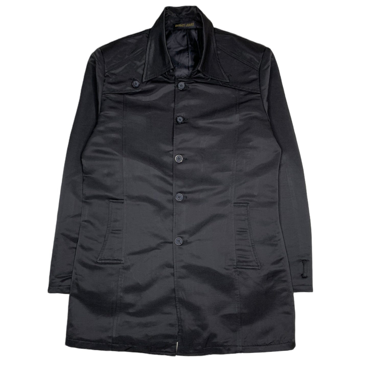 Damati Button Up Blazer Jacket (Black) T01