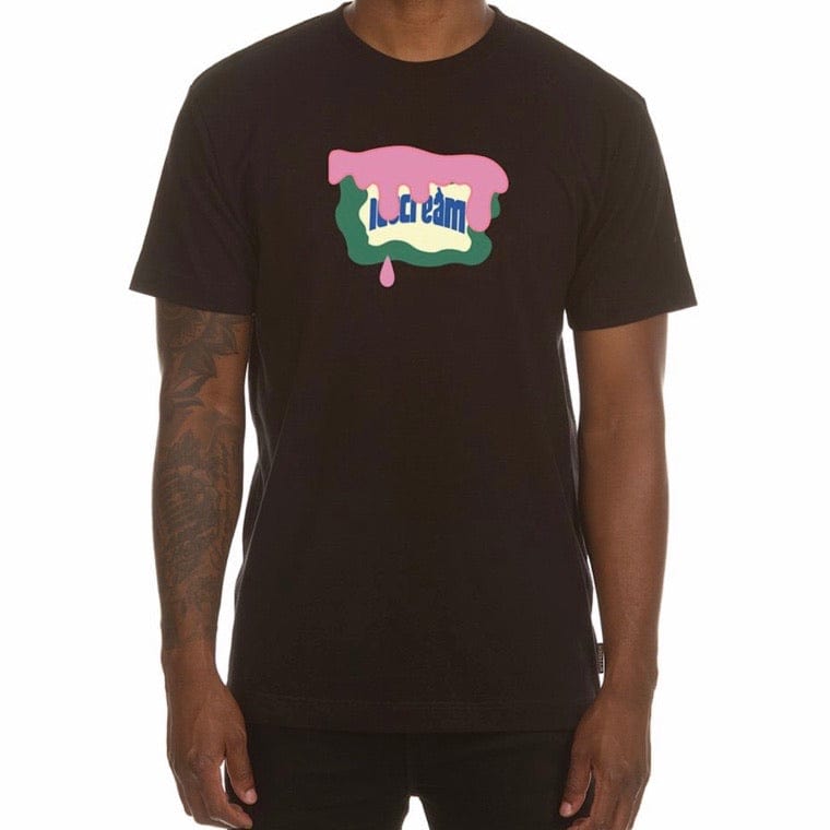 Ice Cream Flag Short Sleeve Tee (Black) 411-2206