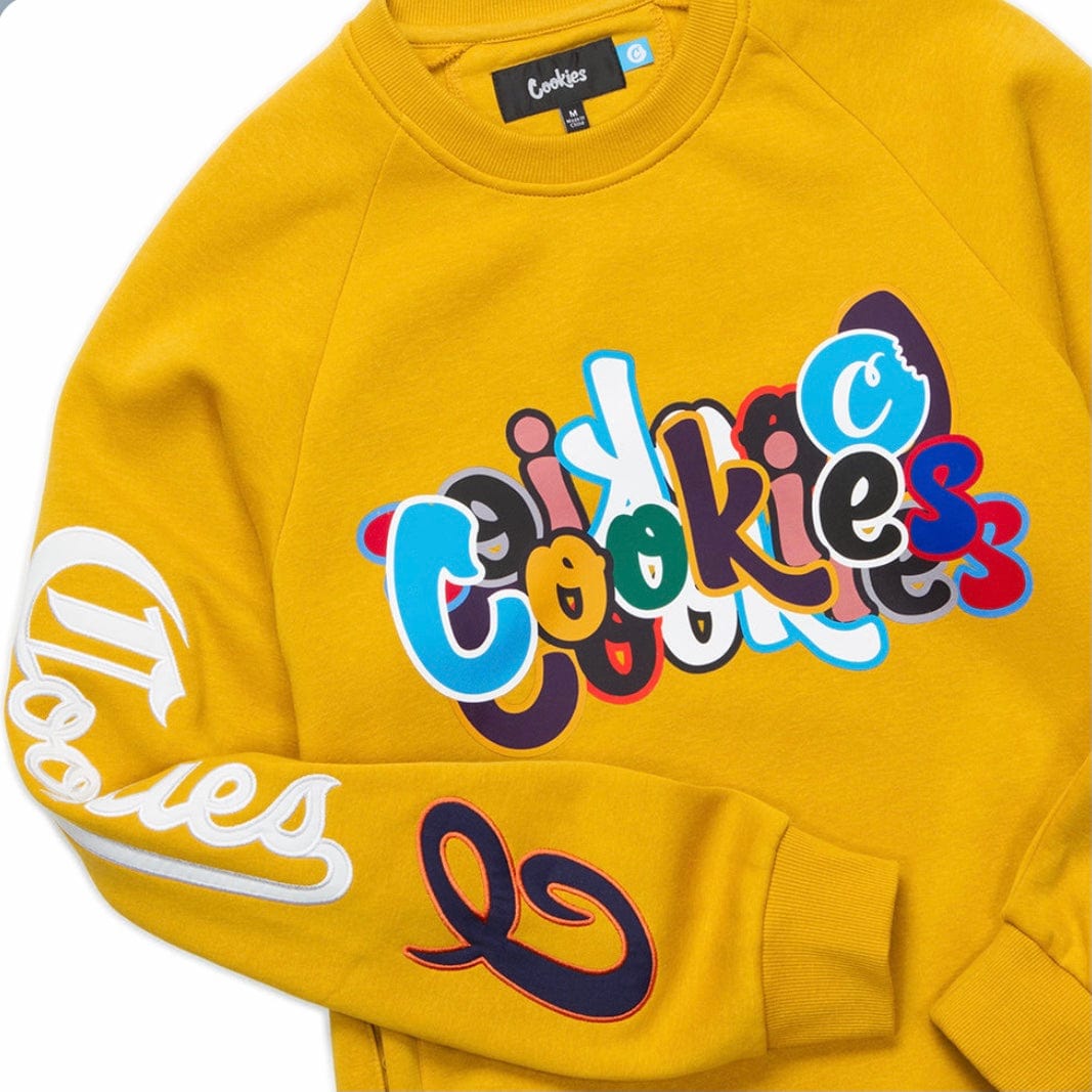 Cookies Infamous Fleece Crewneck (Gold) 1560C6027