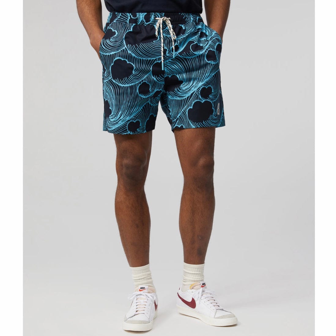 Psycho Bunny Thames Swim Shorts (Navy) B6W430T1PO