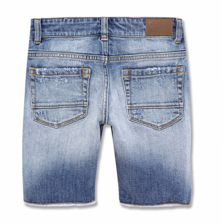 Kids Jordan Craig Hartford Denim Shorts (Medium Blue) J3192SK