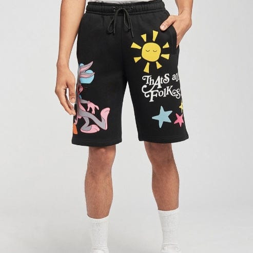 Freeze Max Looney Tunes That's All Folks Shorts (Black) LT30389-BLK