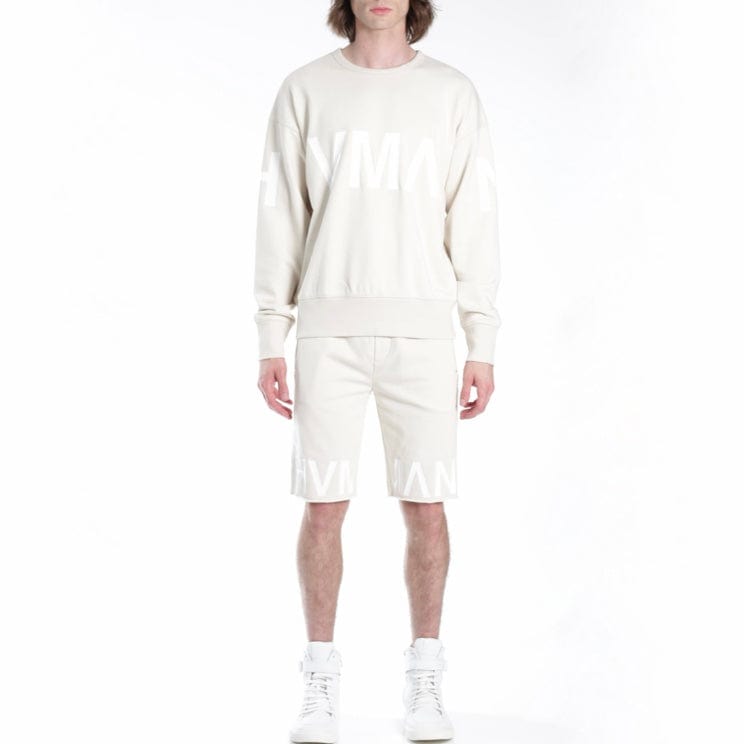 Hvman Crew Sweatshirt (Cream) 322AC-CF22C