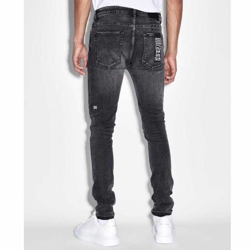 Ksubi Van Winkle Comik Angst Trashed Jean (Black Stonewash) 5000005464