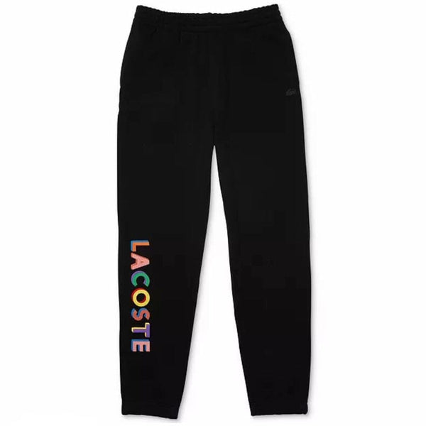 Lacoste Unisex Live Embroidered Fleece Jogging Pants (Black) XH7302