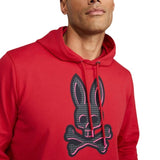 Psycho Bunny Drake Popover Hoodie (Intense Red) B6H630R1FT