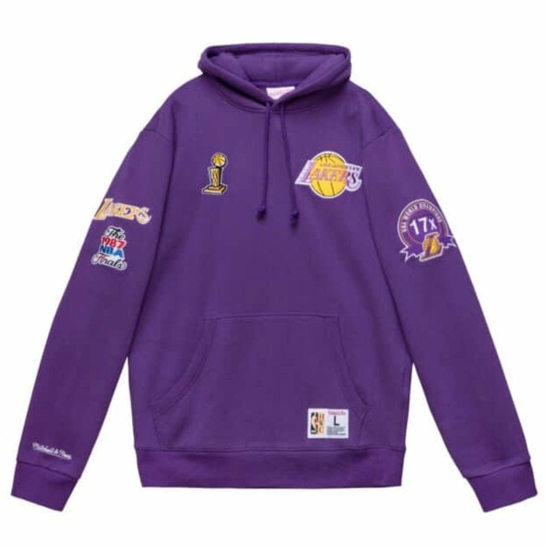 Mitchell & Ness Nba Los Angeles Lakers Champ City Hoodie (Purple)