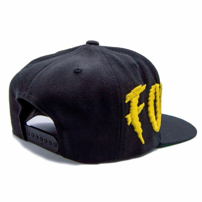 Gift Of Fortune Snake Scales Snapback (Black/Yellow)