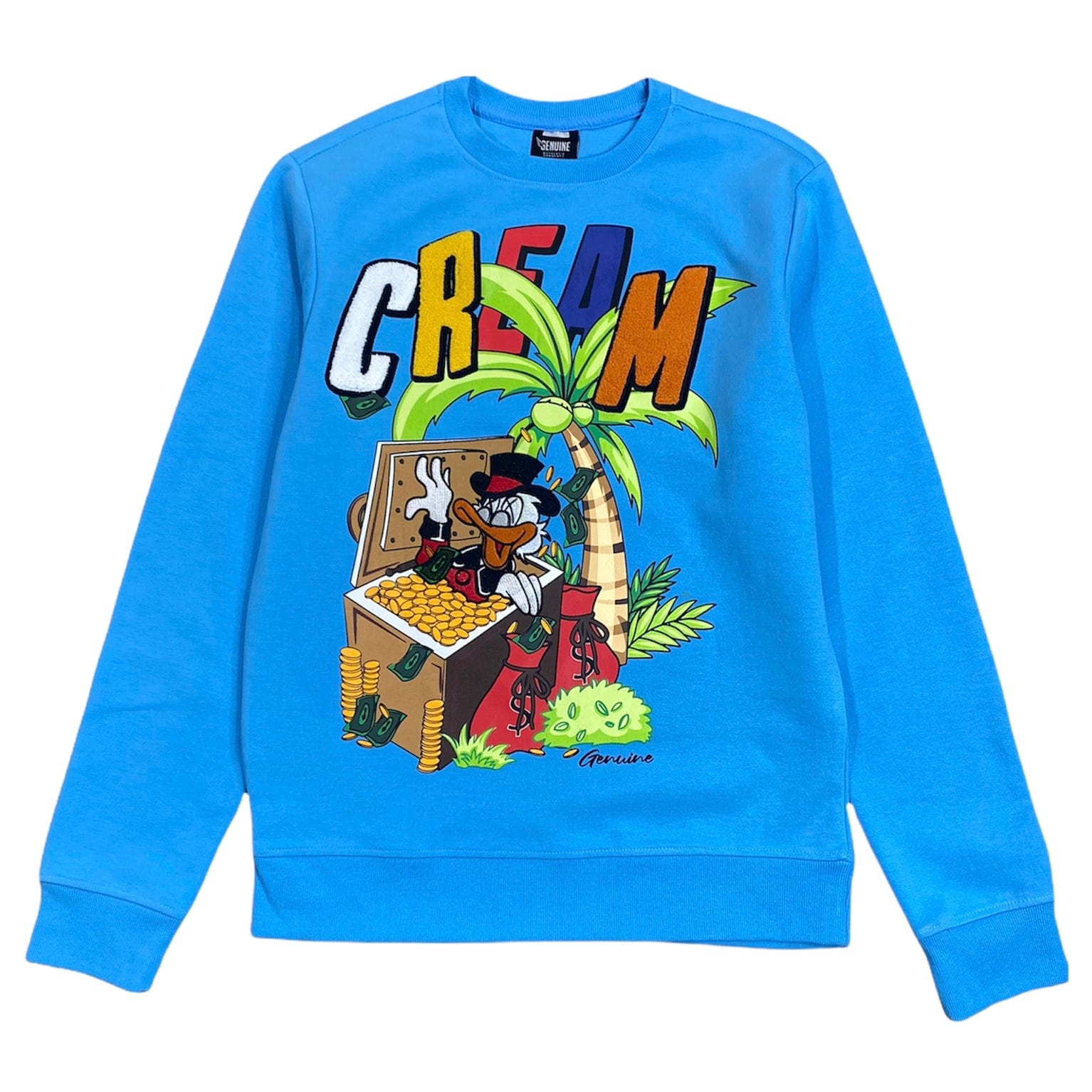 Genuine Cream Crewneck Sweatshirt (Blue) GN1264