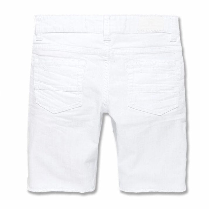 Boys Jordan Craig Tulsa Twill Shorts (White) J3187SB
