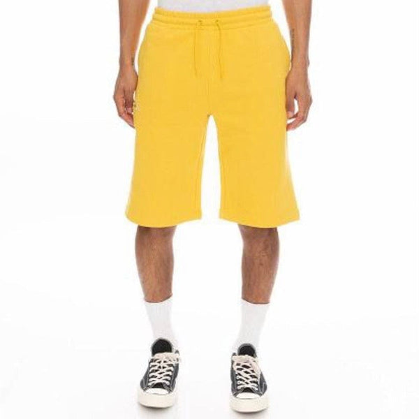 Kappa Logo Fleece Mabok Shorts (Yellow)