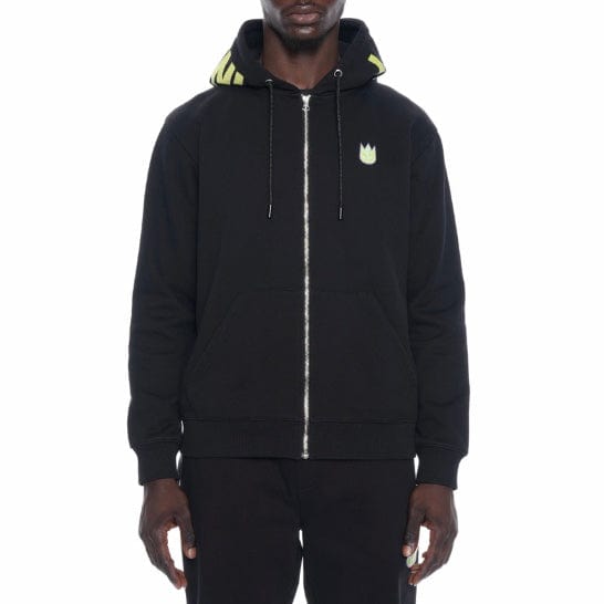 Cult Of Individuality Zip Hooded Sweatshirt (Black) 623AC-ZH20A