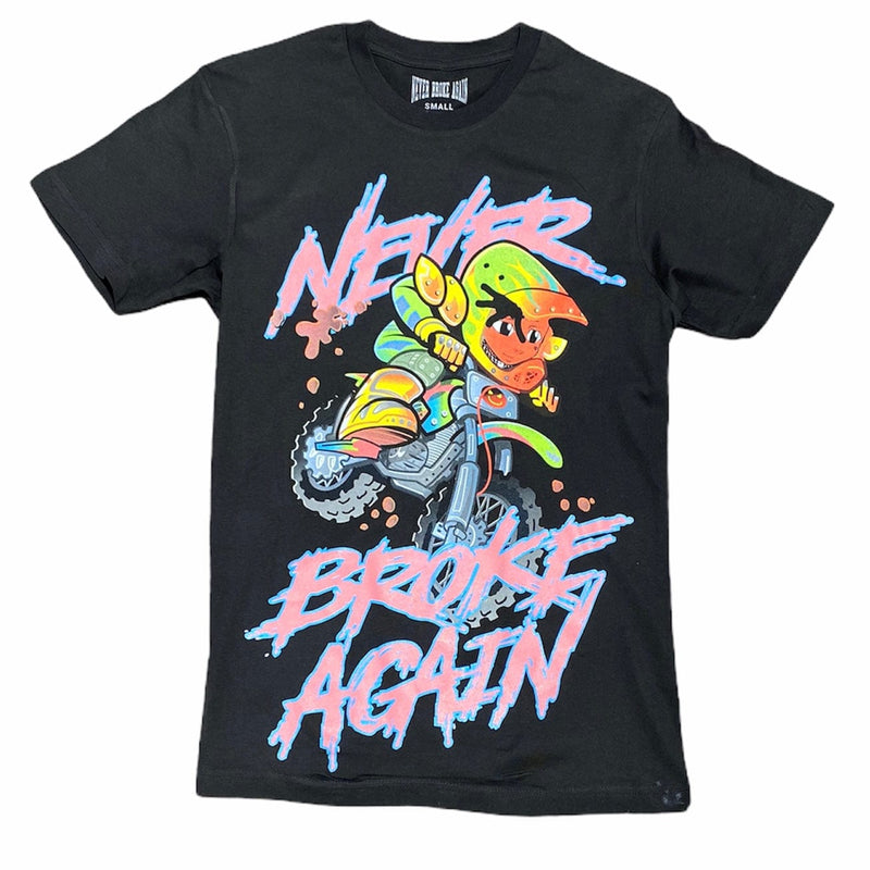 Never Broke Again Racer T Shirt (Black)