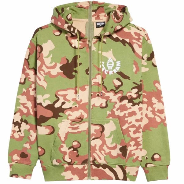 Ice Cream Zip Through Hoodie (Camo) 421-8308