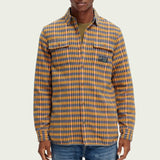 Scotch & Soda Regular Fit Checked Flannel Shirt (Combo C) 169068