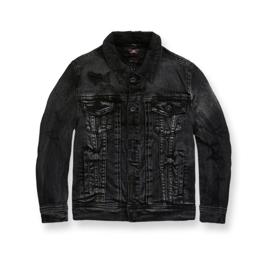 Kids Jordan Craig Denim Jacket (Black) - 91432K