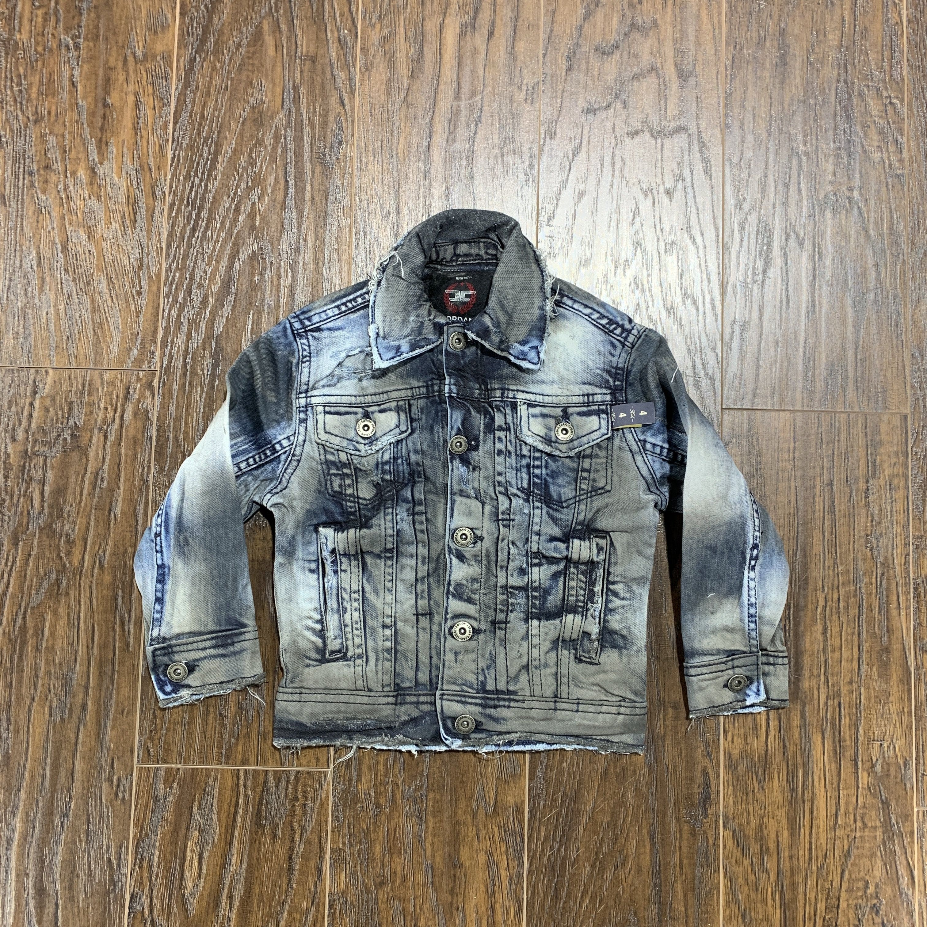 Kids Jordan Craig Sedona Denim Jacket (Aged Wash) - 91422K