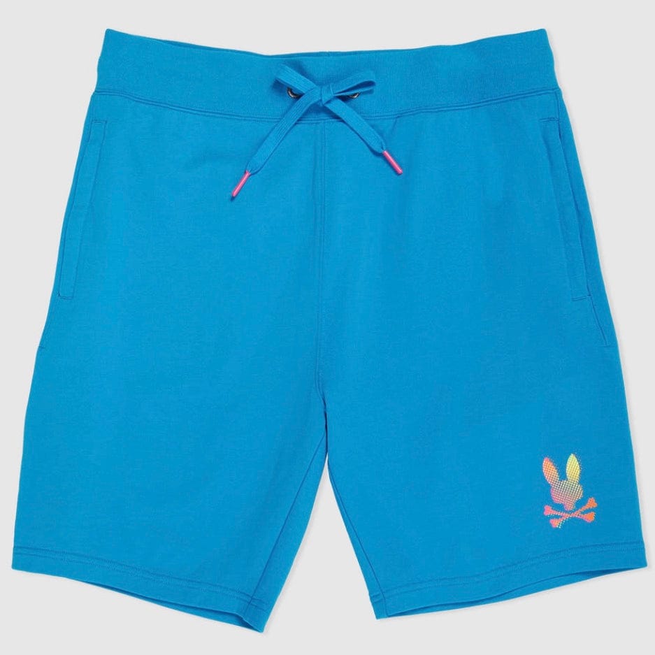 Psycho Bunny Hindes Sweat Shorts (Seaport Blue) B6R416T1FT