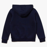 Kids Lacoste Sport Tennis Zippered Fleece Sweatshirt (Navy/Grey) SJ2903