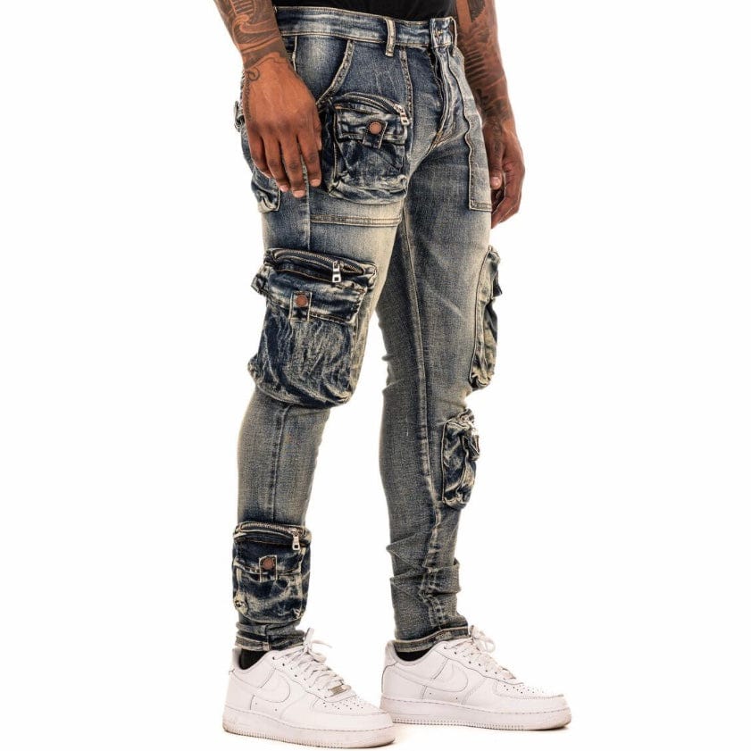 Valabasas Federal Jeans (Blue Sporco) VLBS2267