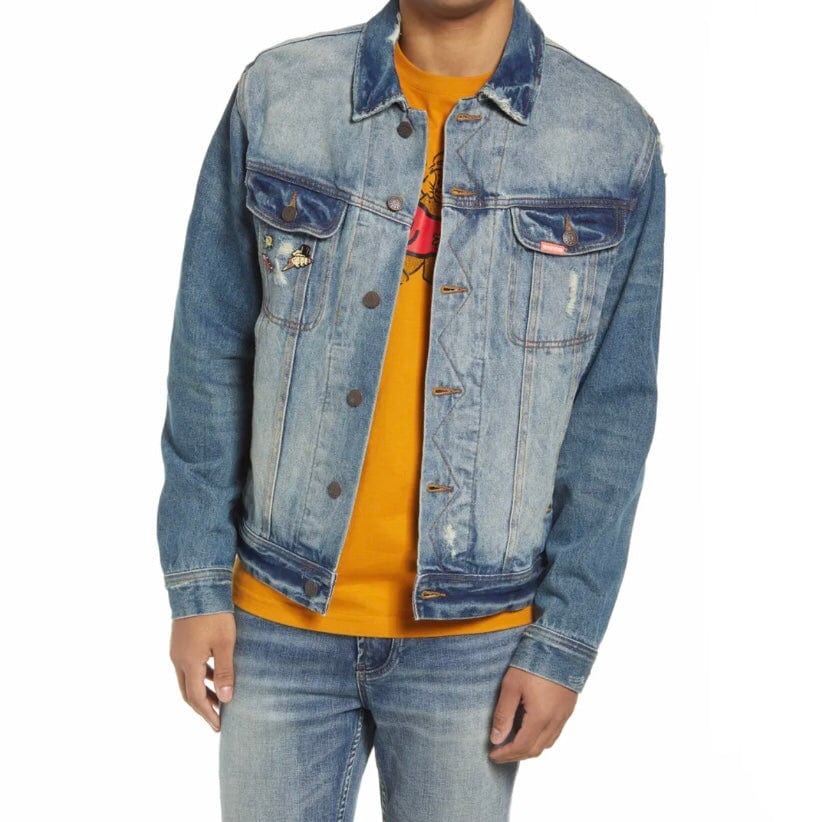 Ice Cream Mamba Denim Jacket (Medium Blue Wash) 421-1403