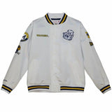 Mitchell & Ness University Of Michigan City Collections Satin Jacket (White)