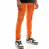 Kdnk Snap Double Cargo Pants (Orange) KNB3233