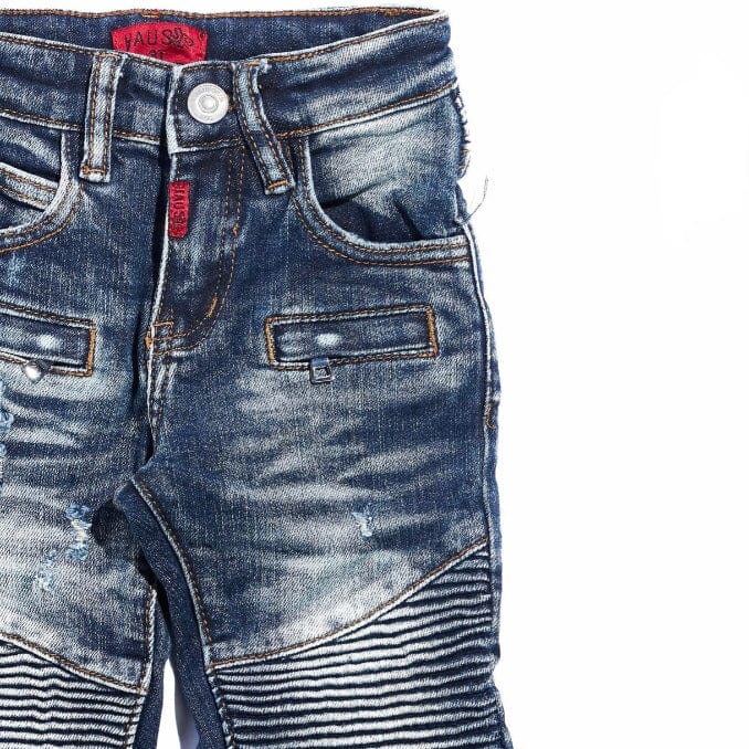 Haus Of Jr Draco Biker Denim (Deep Indigo) HOJF121-102