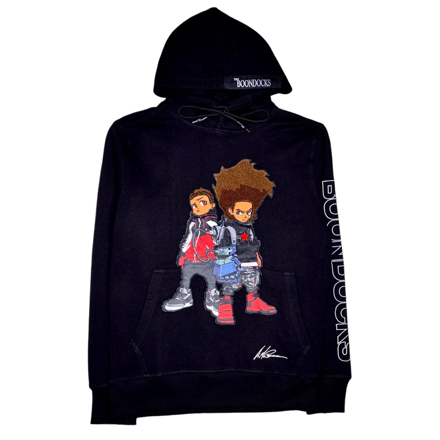 De Kryptic Boondocks Riley N Huey Hoodie (Black) BD-KT-113