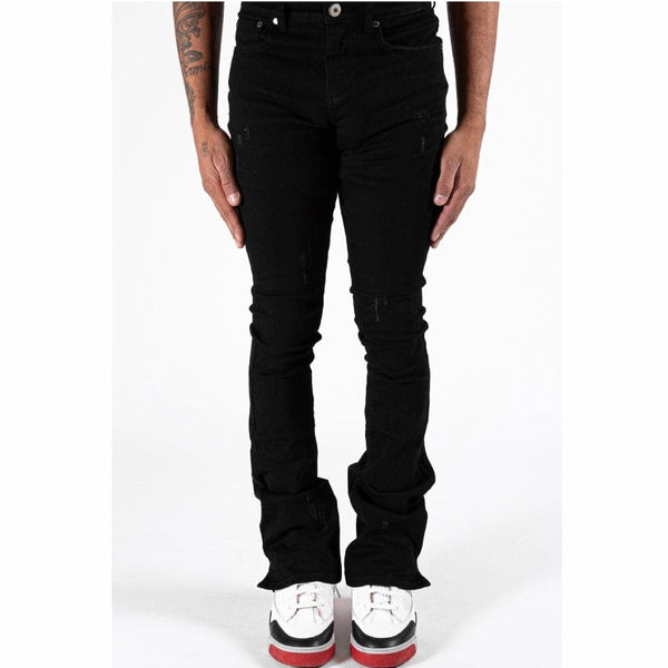 Serenede Noir 7 Stacked Jeans (Black) N7-BLK