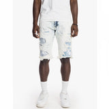 Smoke Rise Ripoff Fashion Denim Shorts (Tide Blue) JS22123