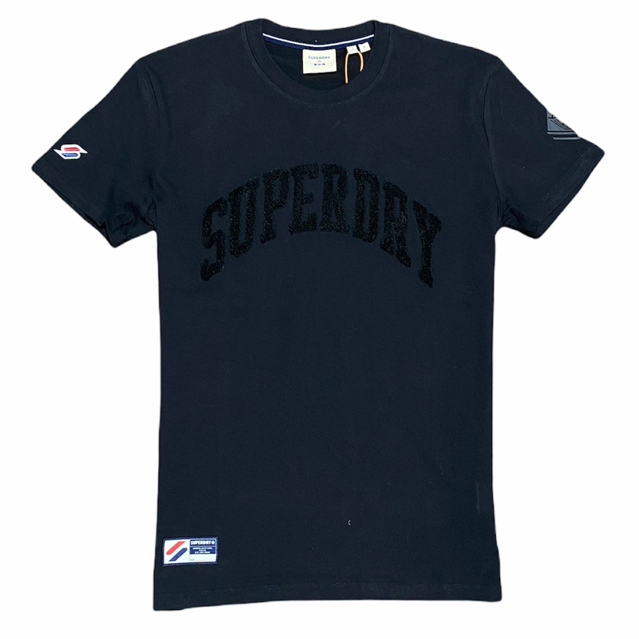 Superdry Varsity Arch Mono T Shirt (Black) M1011137A