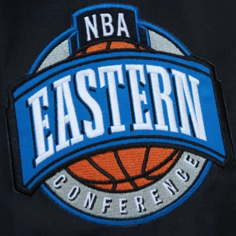 Mitchell & Ness NBA Chicago Bulls Exploded Logo Warm Up Jacket (Black)