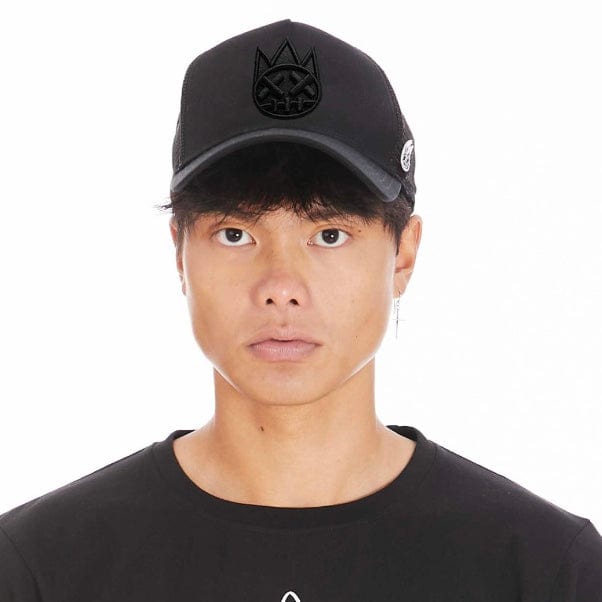 Cult Of Individuality Shimuchan Mesh Back Trucker Hat (Black) 620B0-CH25A