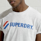 Superdry Sportstyle Applique Tee (Ice Marl) M1010971A