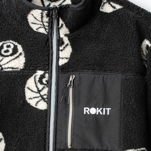 Rokit Misfit Polar Fleece Jacket (Black) 431-0103