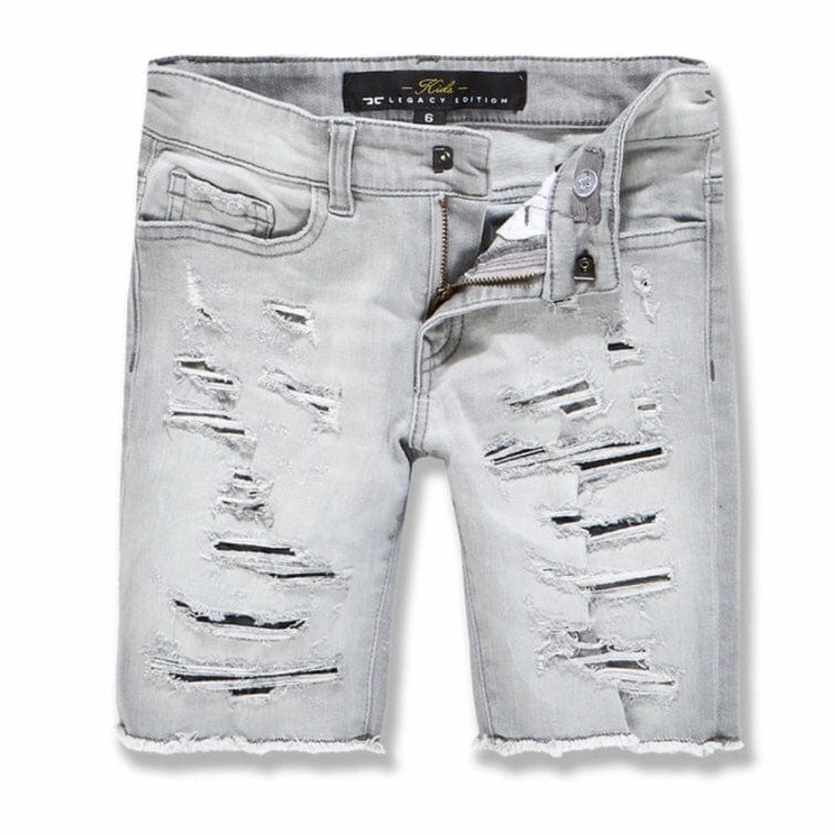 Boys Jordan Craig Abyss Denim Shorts (Cement Wash) J3185SB