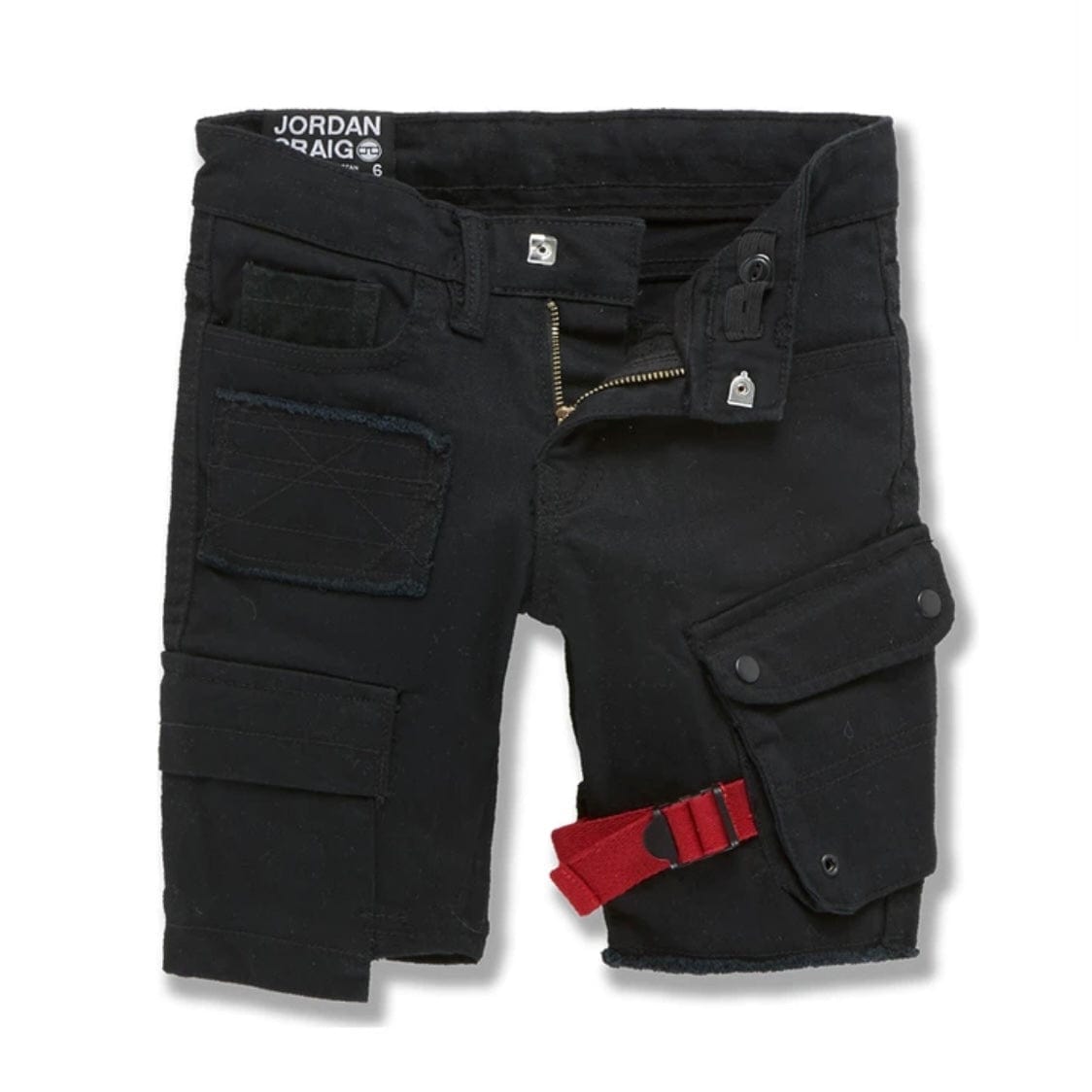 Kids Jordan Craig Travis Cargo Shorts (Black) 4399K