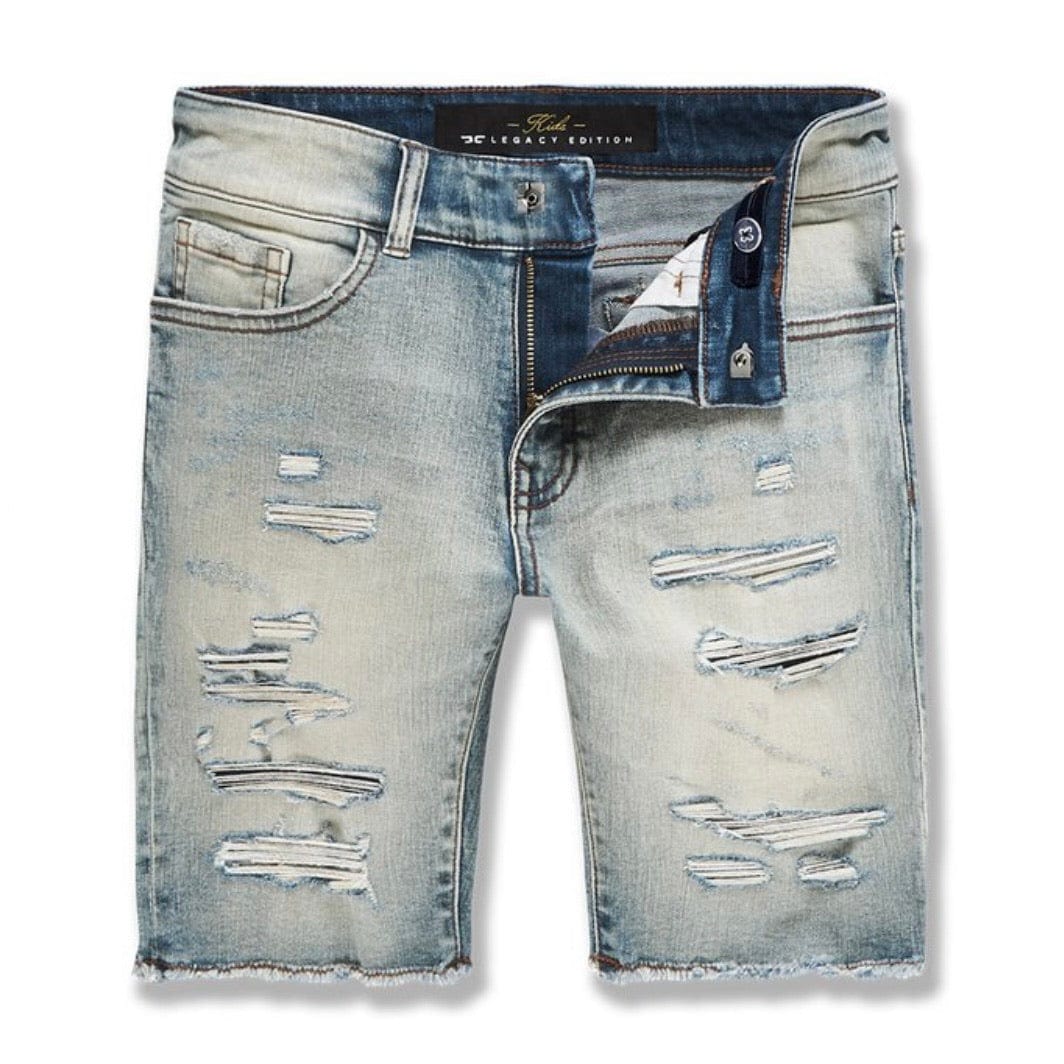 Kids Jordan Craig Abyss Denim Shorts (Desert Storm) J3165SK