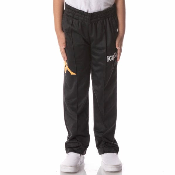 Kids Kappa Authentic Ambret Trackpants (Black Smoke) 37196NW
