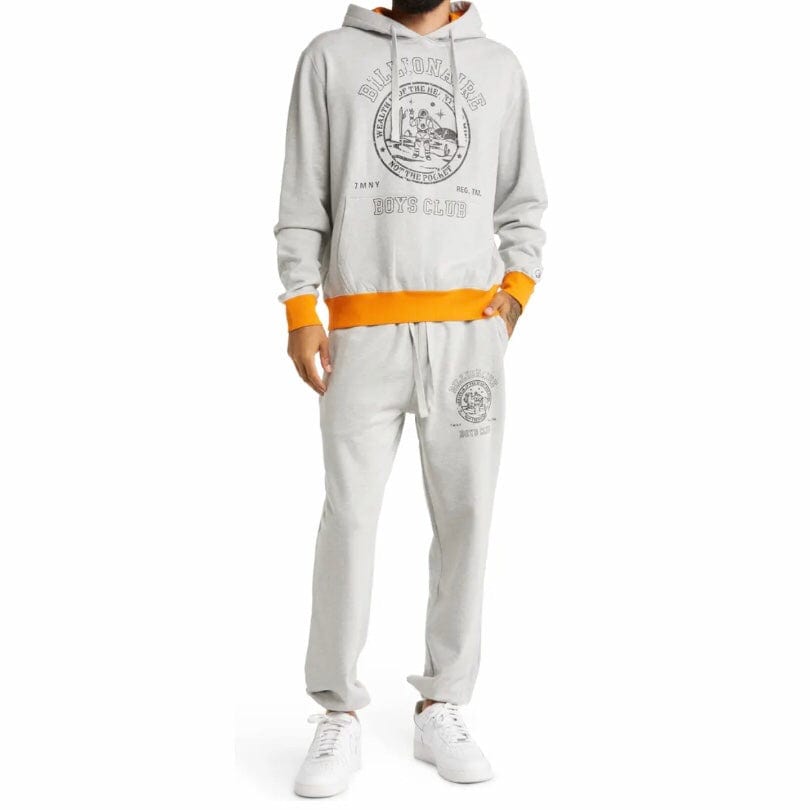 Billionaire Boys Club BB Seal Hoodie (Heather Grey) 821-7307