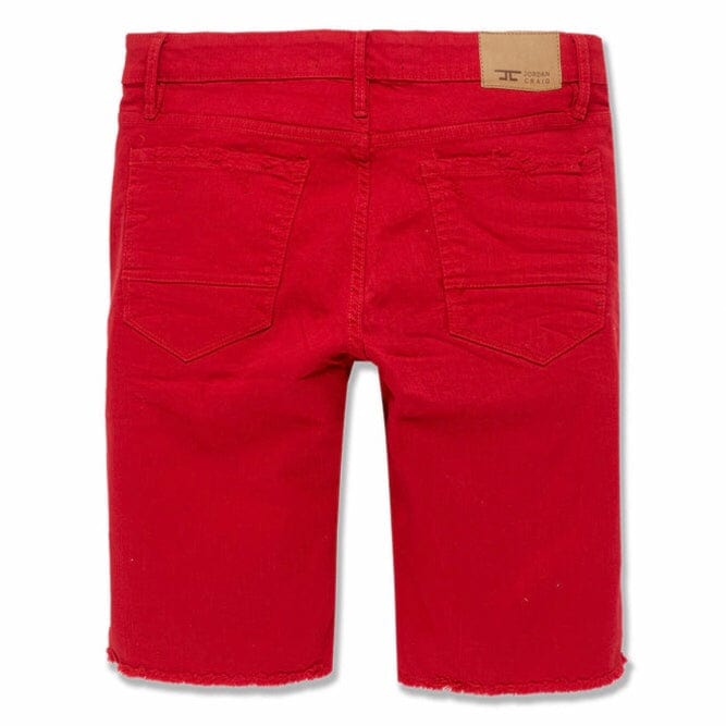 Jordan Craig Tulsa Twill Shorts (Red) J3187S