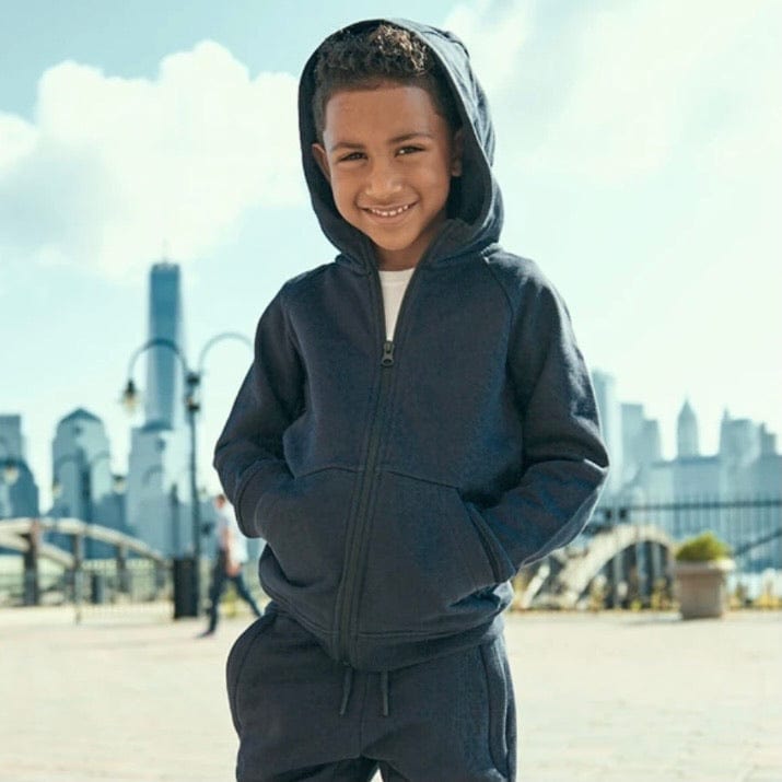 Kids Jordan Craig Uptown Zip up Hoodie (Navy) 8521HK