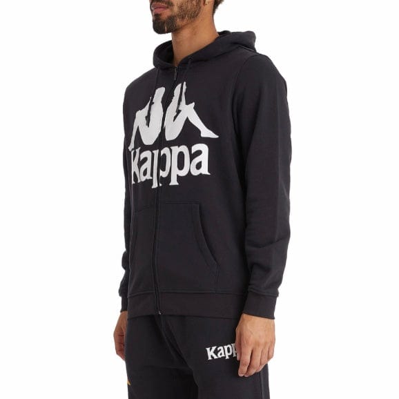 Kappa Authentic Awert Hoodie (Black Smoke) 321C4XW