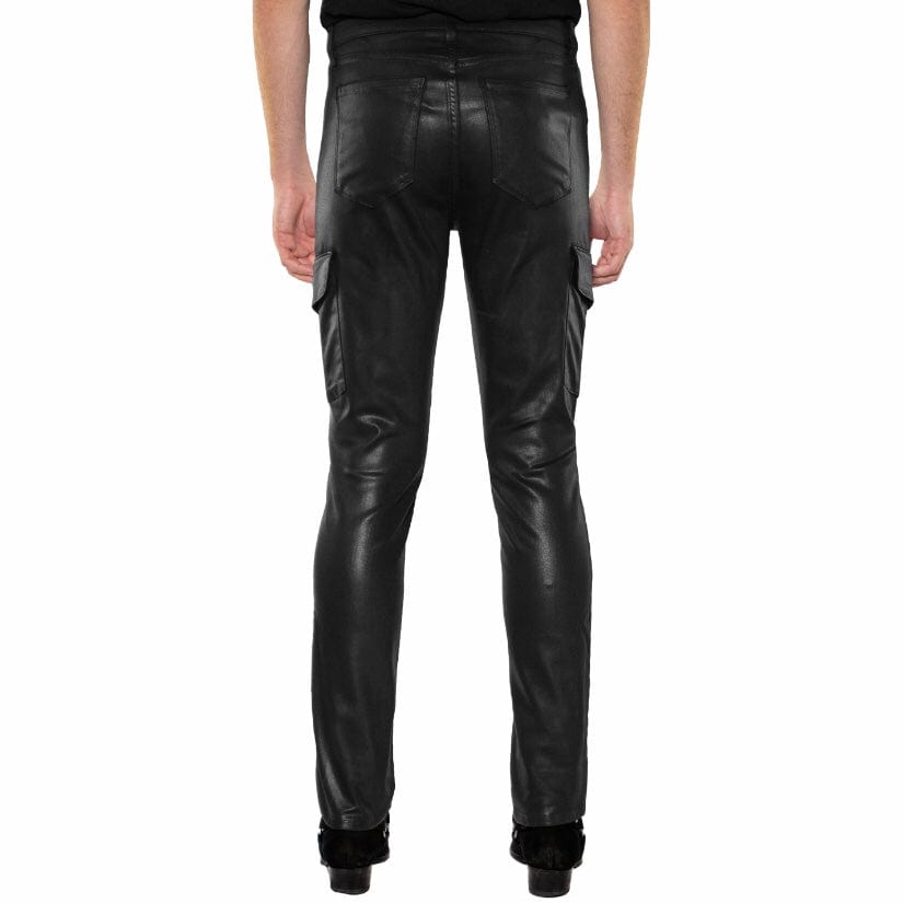 Monfrere Preston Coated Cargo Jean (Coated Noir) 3015C91001