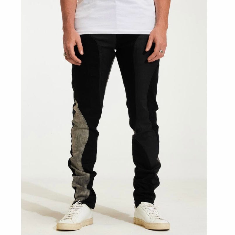 Embellish Notch Denim (Black) EMBH22-208