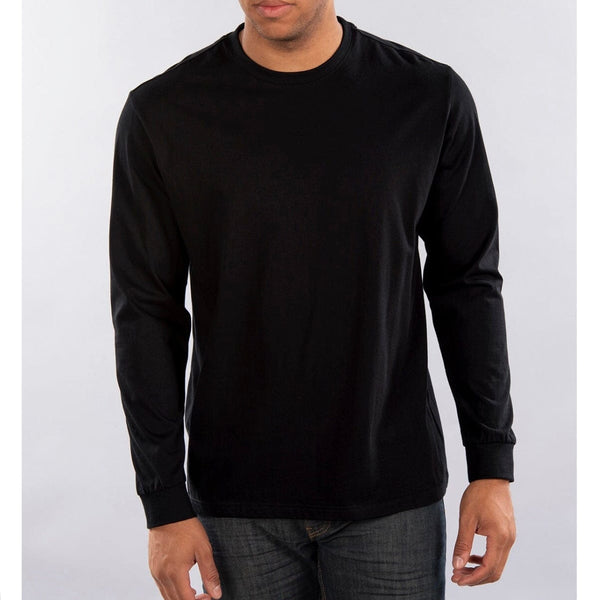 Citylab Fitted Long Sleeve Crewneck Shirt (Black) 0209R