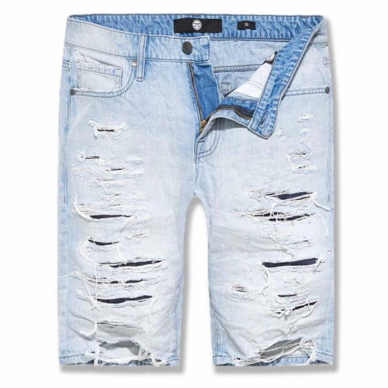 Jordan Craig Rip & Tear Shorts (Ice Blue) J3186S