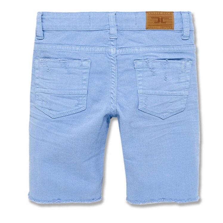 Boys Jordan Craig Tulsa Twill Shorts (Sky Blue) J3187SB